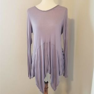 Simply Vera Light Purple Long Sleeve Tunic Top